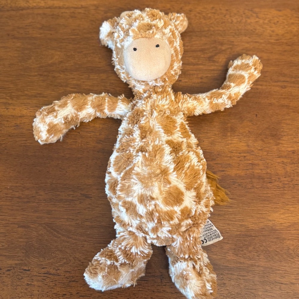 Jellycat London Fuddlewuddle Giraffe Plush Stuffed Animal Spotted Ginger 12 Inch